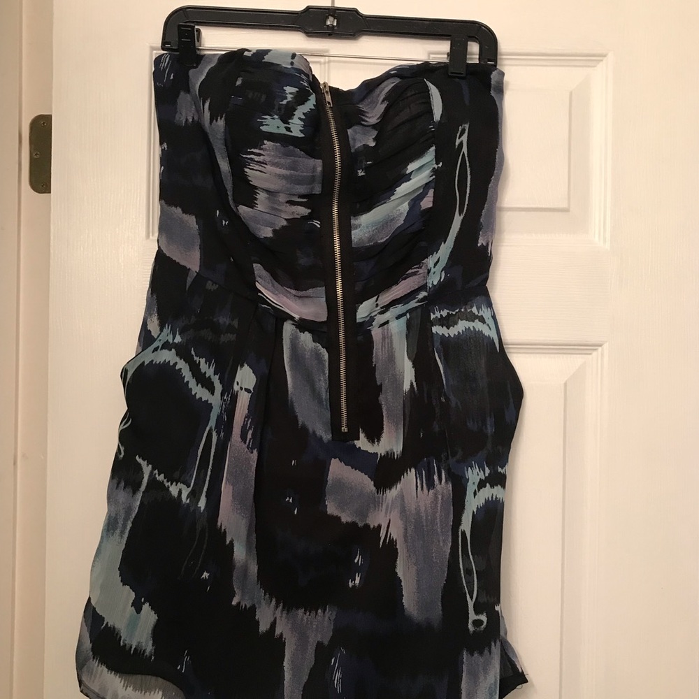 Charlotte Russe Strapless Zipper Dress